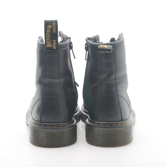 Dr. Marten's Softy T Leather Lace Up Black High Top Boot Kids US3 EU34 - Picture 6 of 16